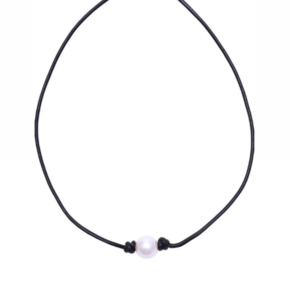 Pearl necklace 16’’ black - Picture 1 of 1
